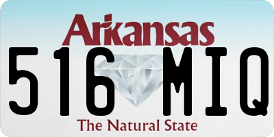 AR license plate 516MIQ