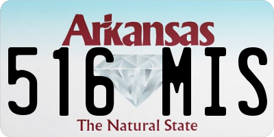 AR license plate 516MIS