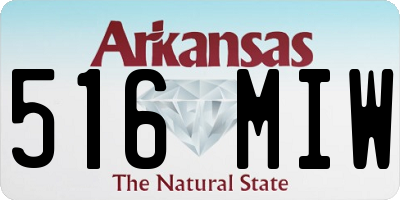 AR license plate 516MIW
