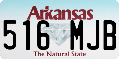 AR license plate 516MJB