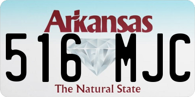 AR license plate 516MJC