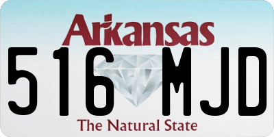 AR license plate 516MJD