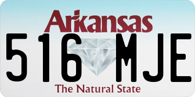 AR license plate 516MJE