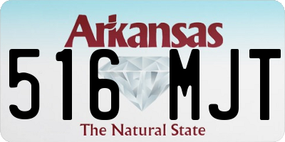 AR license plate 516MJT