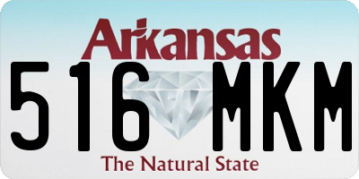 AR license plate 516MKM
