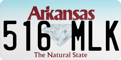 AR license plate 516MLK