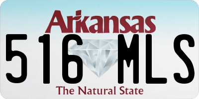 AR license plate 516MLS