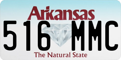 AR license plate 516MMC