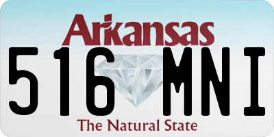 AR license plate 516MNI