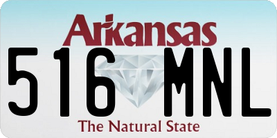AR license plate 516MNL