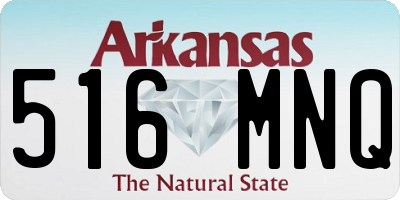 AR license plate 516MNQ