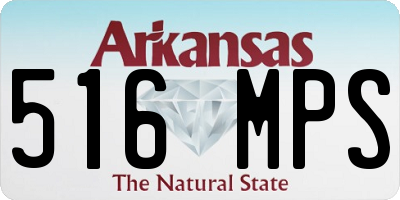 AR license plate 516MPS