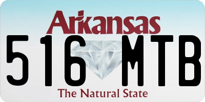 AR license plate 516MTB