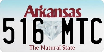 AR license plate 516MTC