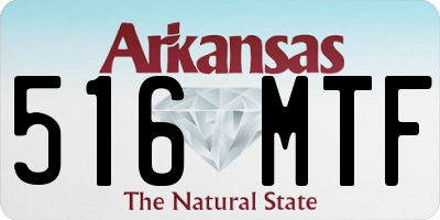 AR license plate 516MTF