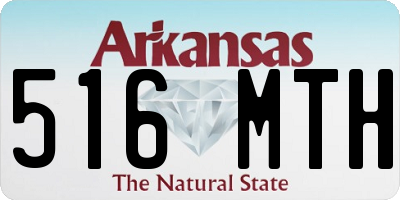 AR license plate 516MTH