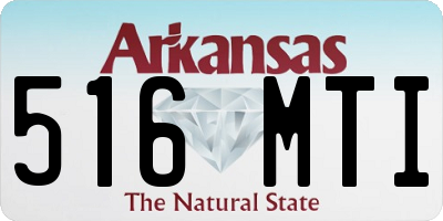 AR license plate 516MTI