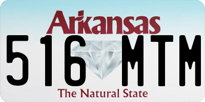 AR license plate 516MTM