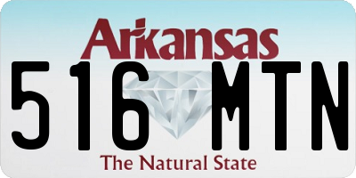 AR license plate 516MTN
