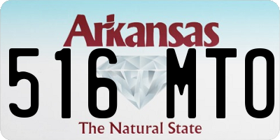 AR license plate 516MTO