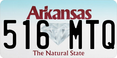 AR license plate 516MTQ