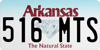 AR license plate 516MTS