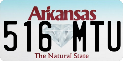 AR license plate 516MTU