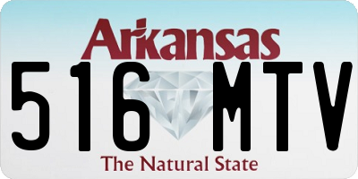 AR license plate 516MTV