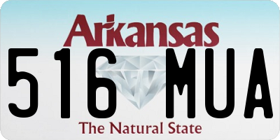 AR license plate 516MUA