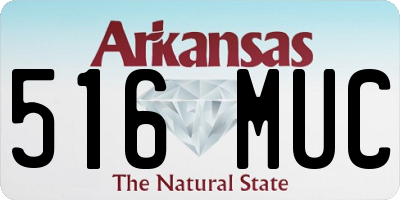 AR license plate 516MUC
