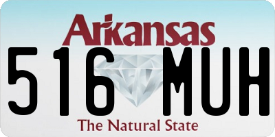 AR license plate 516MUH
