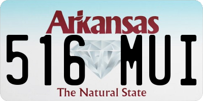 AR license plate 516MUI