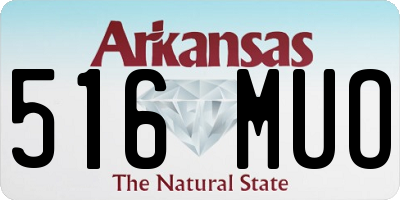 AR license plate 516MUO