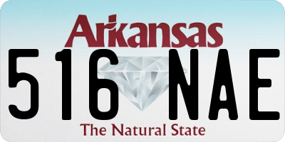 AR license plate 516NAE