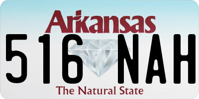 AR license plate 516NAH