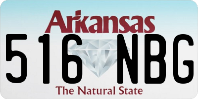 AR license plate 516NBG