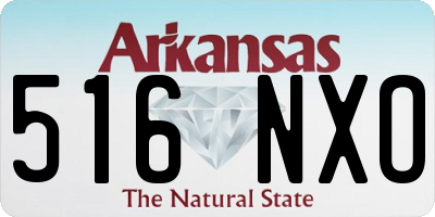 AR license plate 516NXO