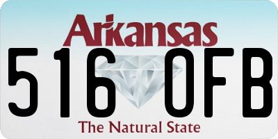 AR license plate 516OFB
