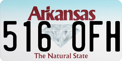 AR license plate 516OFH
