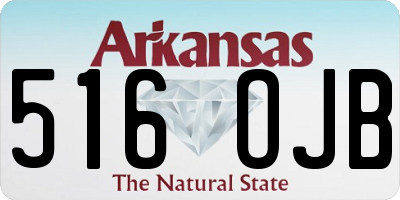AR license plate 516OJB