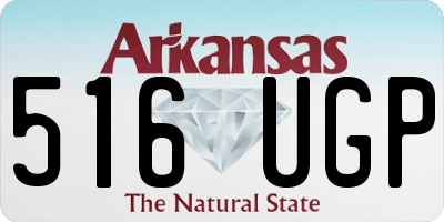 AR license plate 516UGP