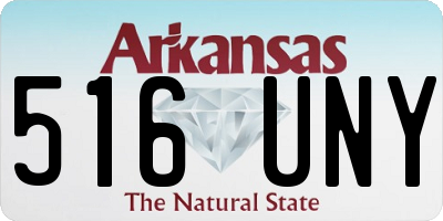 AR license plate 516UNY