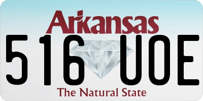 AR license plate 516UOE