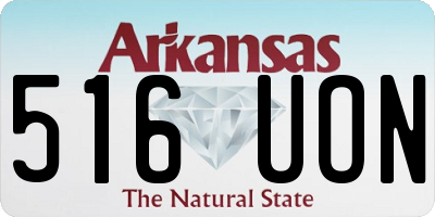 AR license plate 516UON