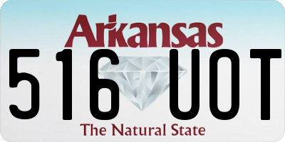 AR license plate 516UOT