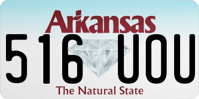 AR license plate 516UOU