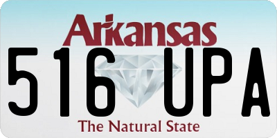 AR license plate 516UPA