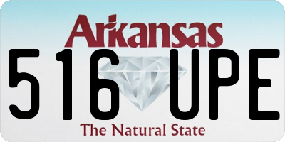 AR license plate 516UPE