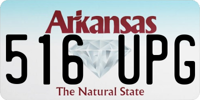 AR license plate 516UPG