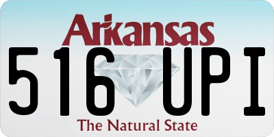 AR license plate 516UPI